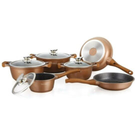 Royalty Line 10 Delige Marmer Coating Pannenset 3