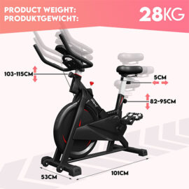 Spinning Fiets Met Verstelbaar Zadel En Stuur4