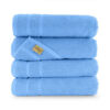 4x Satize Handdoek Blauw