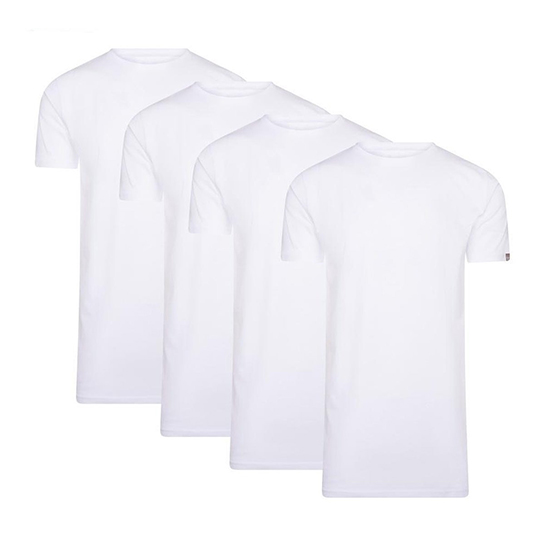 4 Pack T Shirts Extra Lang