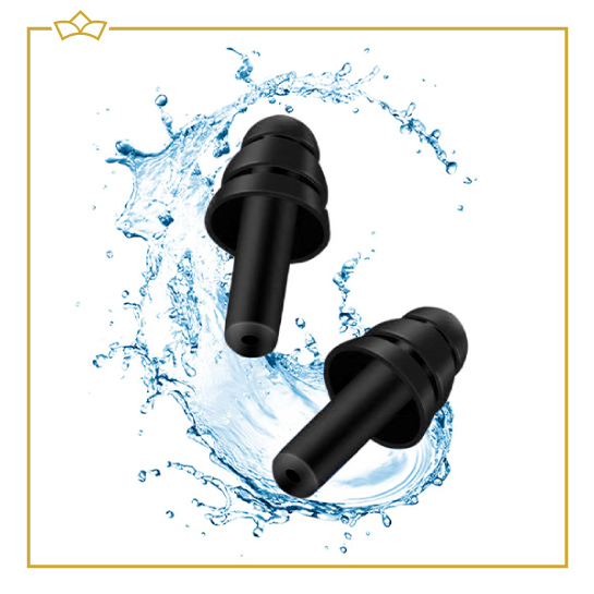 Attrezzo - Bouchons d'oreilles en silicone souple - Convient pour la  natation, le sommeil et la concentration supplémentaire 