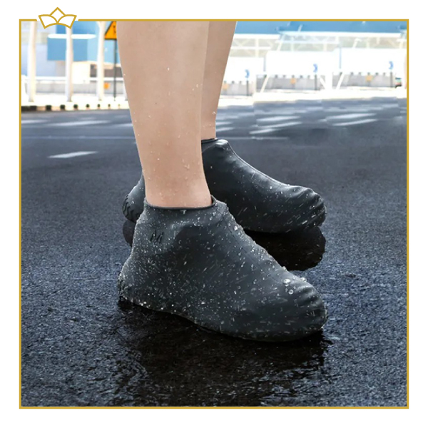 ATTREZZO® Couvre-chaussures de pluie en silicone - durables