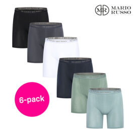 Mario Russo 6 Pack Lange Boxers