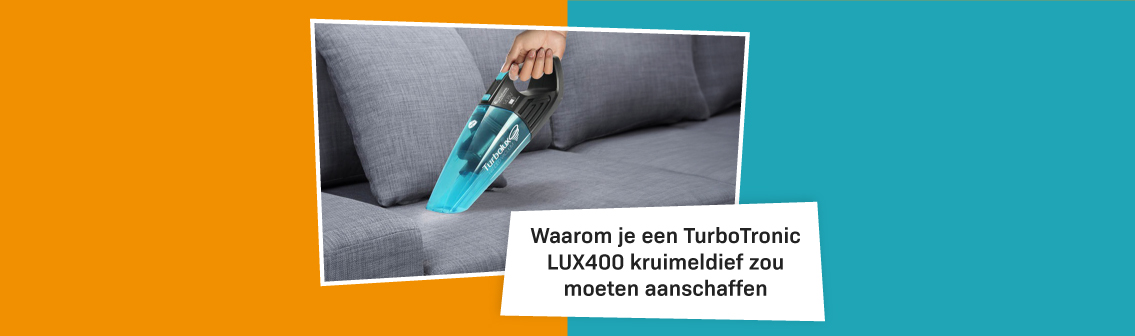 Banner del blog Perché dovresti acquistare un aspirapolvere portatile Turbotronic Lux400