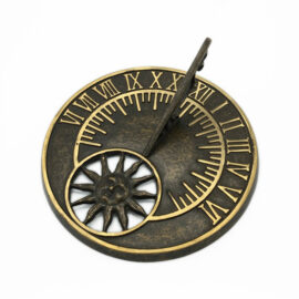 Reloj de sol de bronce