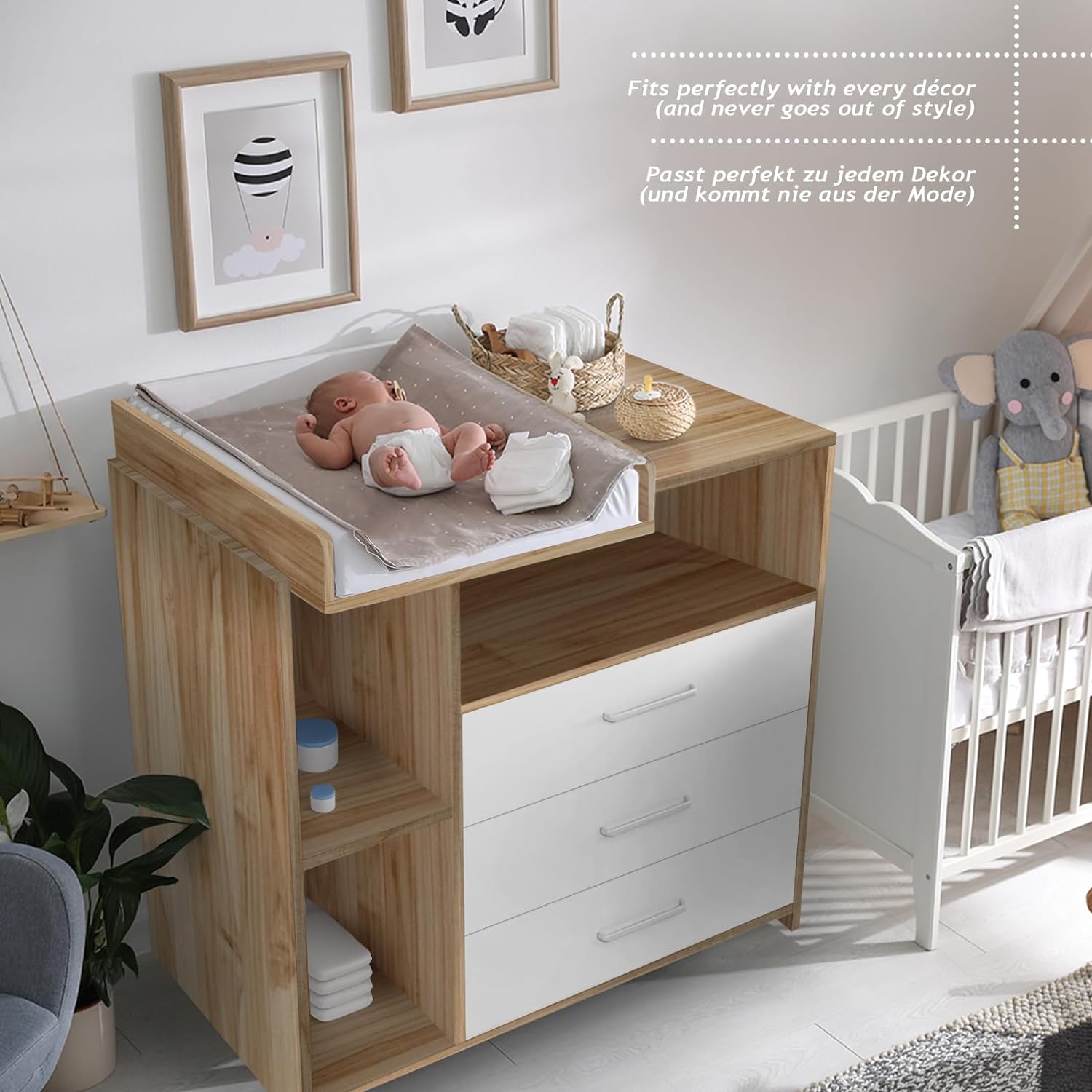 Las mejores 10 ideas de Cambiador bebe mueble  cambiador bebe mueble,  muebles para bebe, decoración de unas