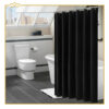Attrezzo Shower Curtain Black