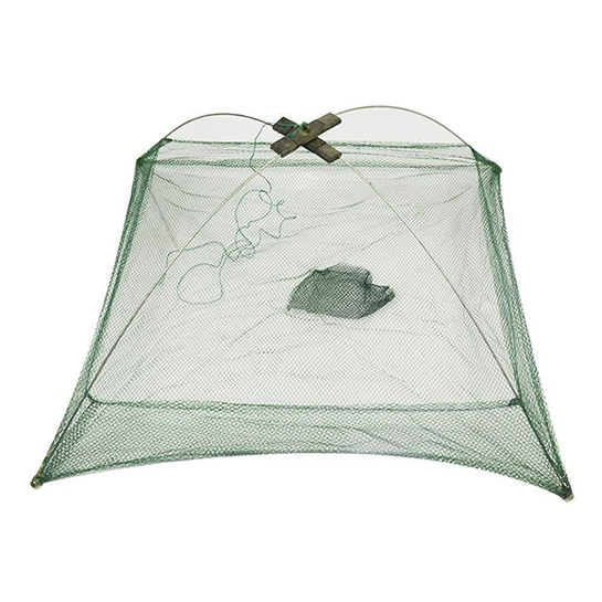 Cross net - Fish - 60x60 cm - Collapsible frame - Suitable for catching  bait fish 