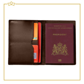 Funda para Pasaporte Attrezzo Marrón