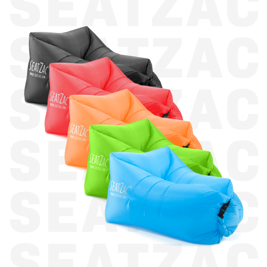 SeatZac - Pouf Chill bag - Coussin d'air - 5 couleurs