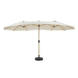 909 Outdoor Double Parasol With Cover