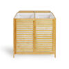 Lifa Living Double Bamboo Laundry Basket2