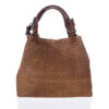 Lucca Baldo Leather Bag Cognac1
