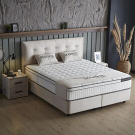 Boxspring Met Opbergruimte Modebedd Beige1