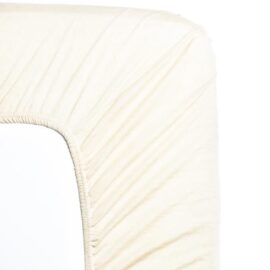 Jersey Hoeslaken - Crème