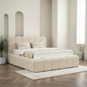 Dreamhouse Ledikant Harmony Beige Met Opbergruimte1