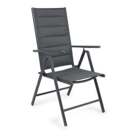 909 Outdoor Aluminium Tuinstoel Antraciet1