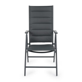 909 Outdoor Aluminium Tuinstoel Antraciet2