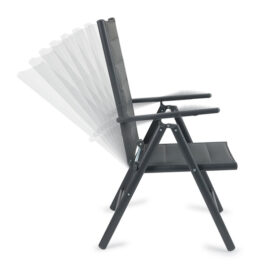 909 Outdoor Aluminium Tuinstoel Antraciet3