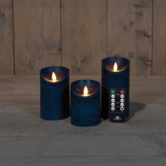 Anna's Collection Rustieke Led Wax Kaarsen