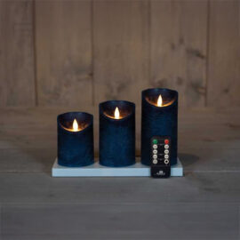 Anna’s Collection Set Van 3 Wax Led Kaarsen