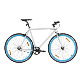 Vidaxl Fixie Bike White Blue1