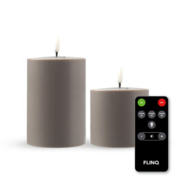 Flinq Outdoor Led Candles Taupe