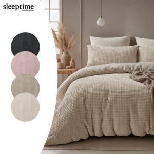 Sleeptime Teddy Check Dekbedovertrek