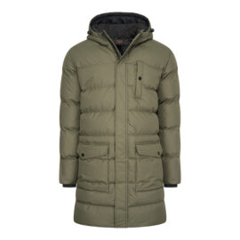 Cappuccino Lange Winterjas Groen
