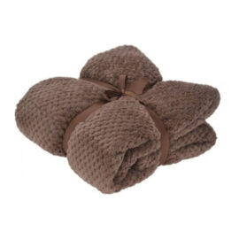 Essentials Blanket Plaid Brown